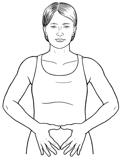 Triangle Over Lower Belly