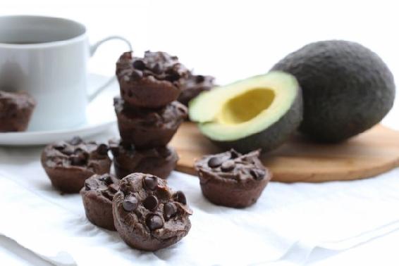 Image: Flourless Chocolate Avocado Mini Muffins – Nut-Free