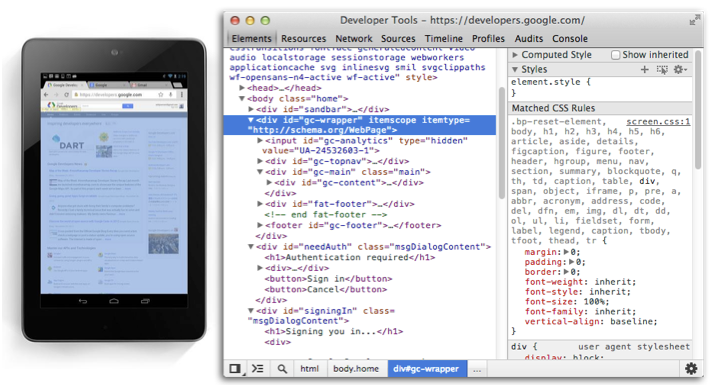 Debugging Chrome for Android using Chrome Developer Tools