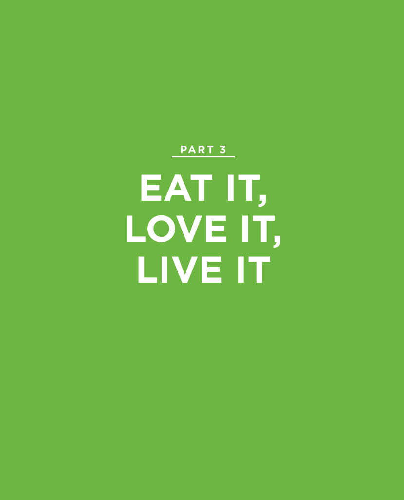 Part 3: Eat It, Love It, Live It