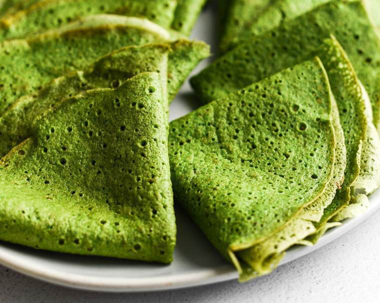 Spinach Crepes | The Crooked Carrot