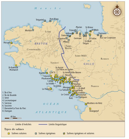 Les salines de Bretagne