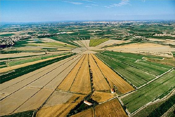 L’étang asséché de Montady.