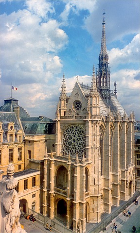 L’Extérieur de la Sainte Chapelle.