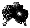 Fig. 2. POTTERY WHISTLE, VULTURE. ULOA VALLEY, HONDURAS.