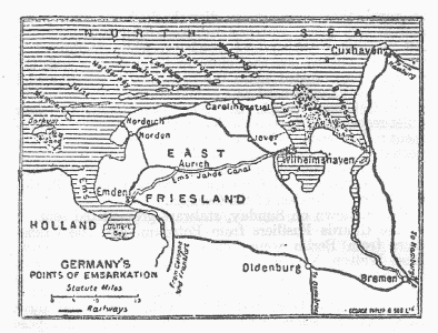 GERMANY'S POINTS OF EMBARKATION