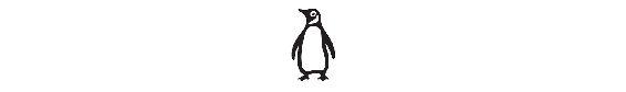 Penguin Walking Logo