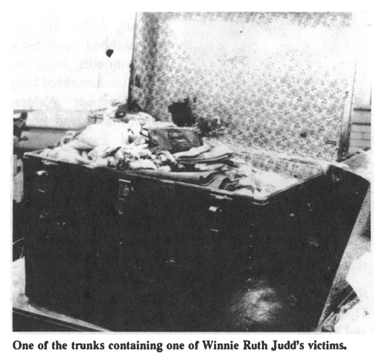 One of the trunks containing one of Winnie Ruth Judd’s victims.