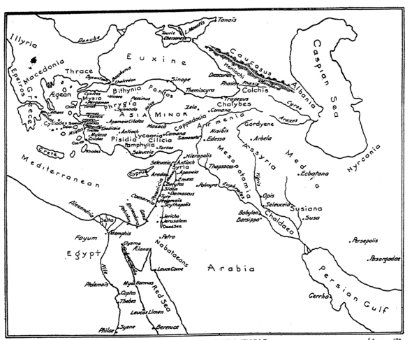 MAP III. THE HELLENISTIC WORLD.