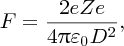 numbered Display Equation