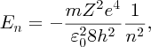 numbered Display Equation