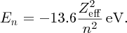 numbered Display Equation