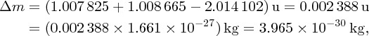 numbered Display Equation