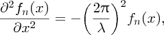 numbered Display Equation