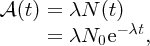 numbered Display Equation