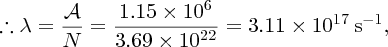 numbered Display Equation