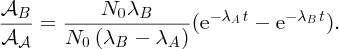 numbered Display Equation