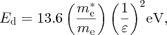 numbered Display Equation