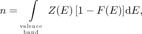 numbered Display Equation