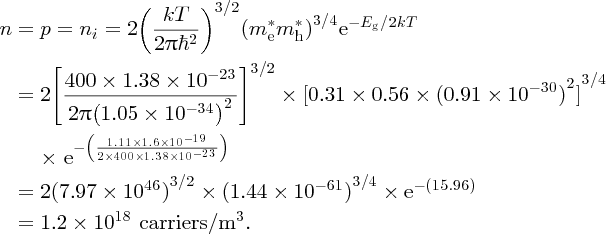 numbered Display Equation