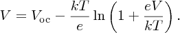 numbered Display Equation