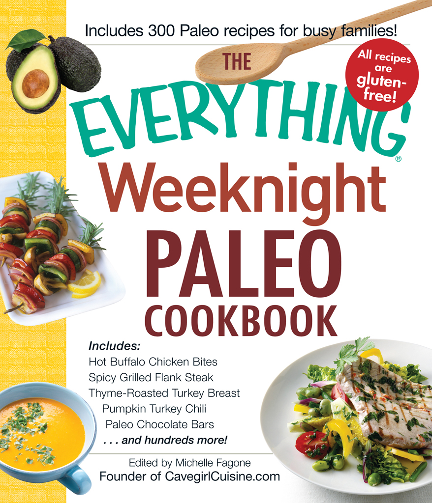 The Everything Weeknight Paleo Cookbook cover