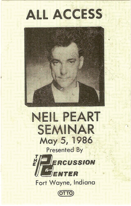 An all-access pass for the Neil Peart Seminar.