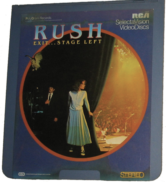 Laser disc version of Exit… Stage Left.