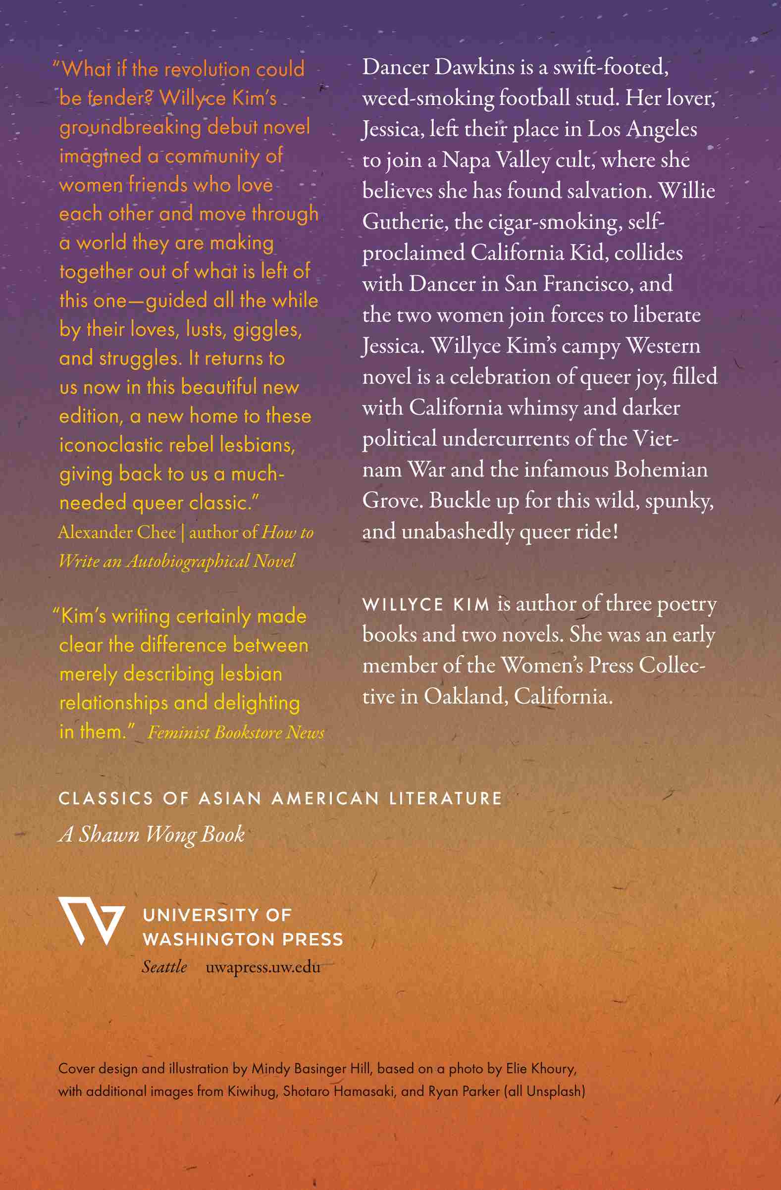 Back Cover: Dancer Dawkins and the California Kid by Willyce Kim