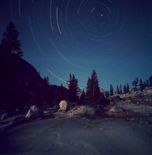 Star Tracks, Sierra Nevada Mountains