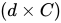 left parenthesis d multiplication cap c right parenthesis