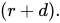 left parenthesis r plus d right parenthesis full stop