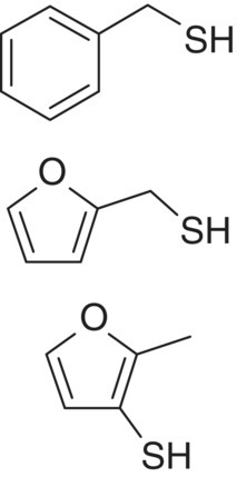 Structural formula of diethyl disulfide (DEDS).