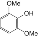 Structural formula of syringol.