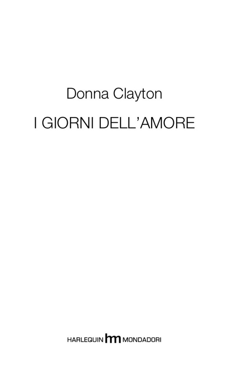 Copertina. «Il giorno dell'amore» di Clayton Donna