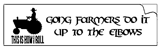 Gong Farmers Bumper Sticker