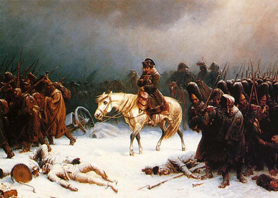 Napoleon's Withdrawal from Moscow