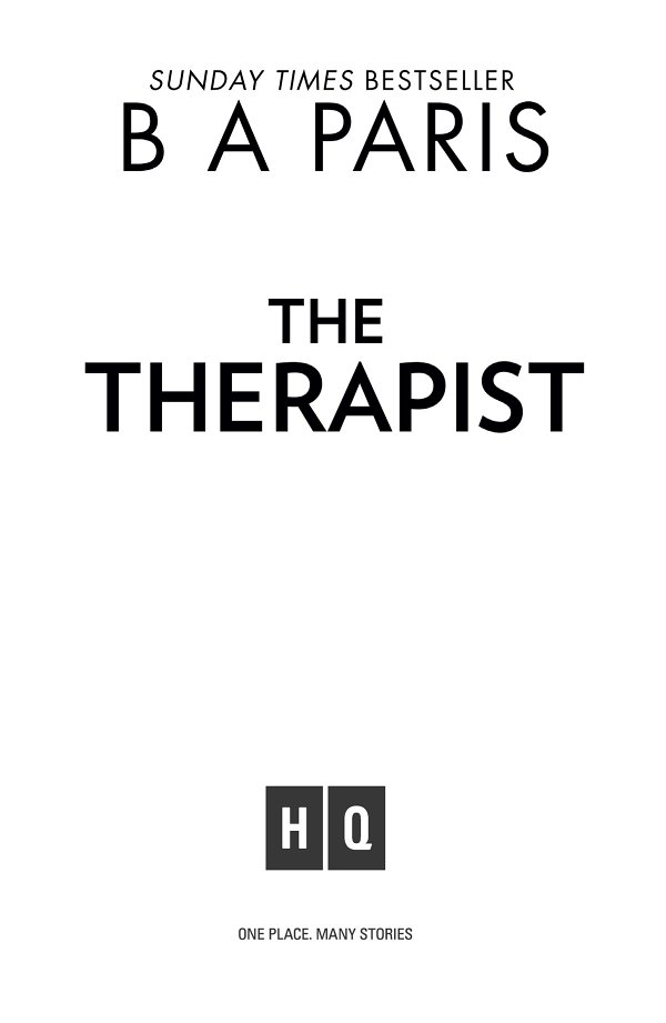 Title Image: The Therapist by B A Paris