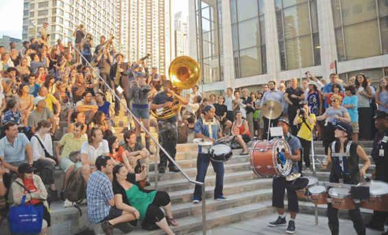 Lincoln Center welcomes all to its public spaces, free of charge.