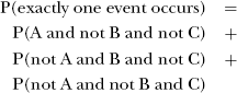 Extended Example: Calculating a Probability