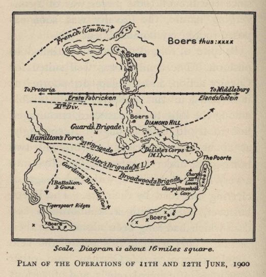 PLAN OF THE OPERATIONS OF 11TH AND 12TH JUNE, 1900