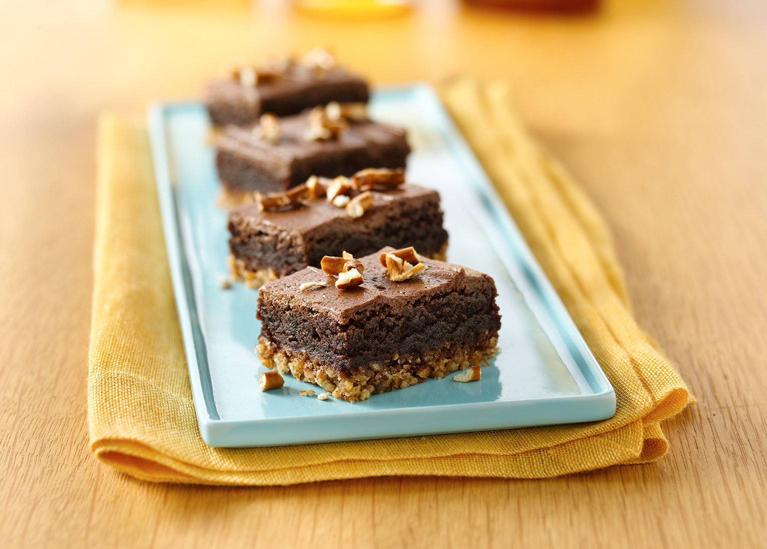 Pretzel Brownie Bars