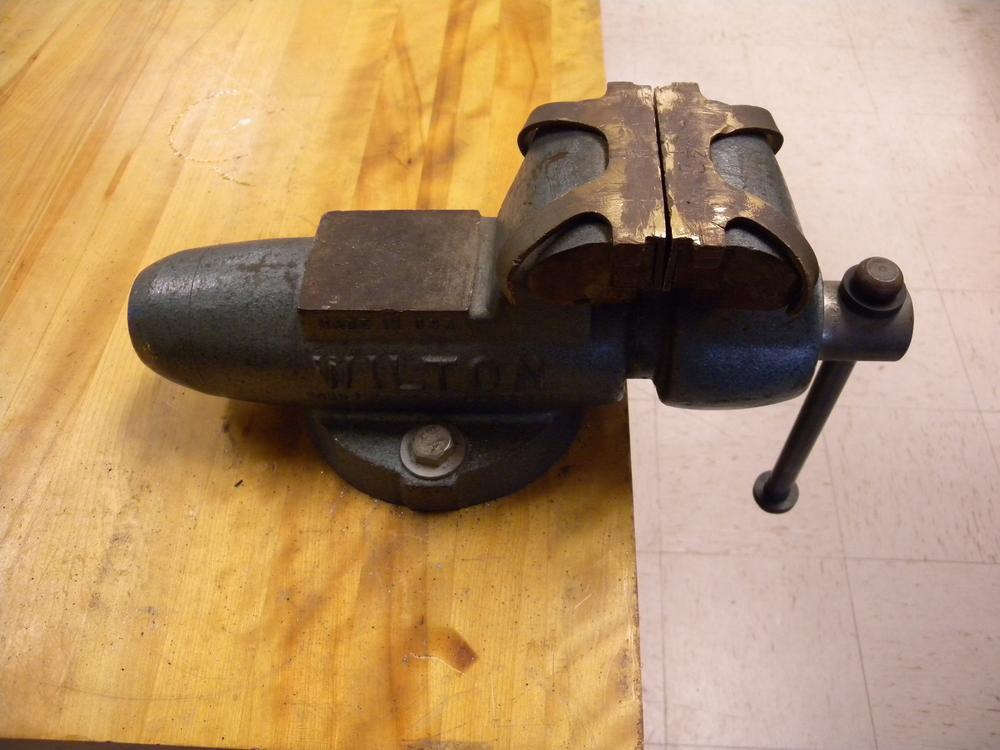 Bench vise.