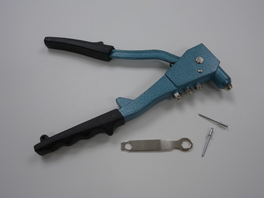 Rivet gun.