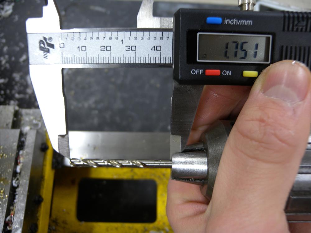 Always calibrate (zero out) a caliper prior to use and use the appropriate measurement feature.