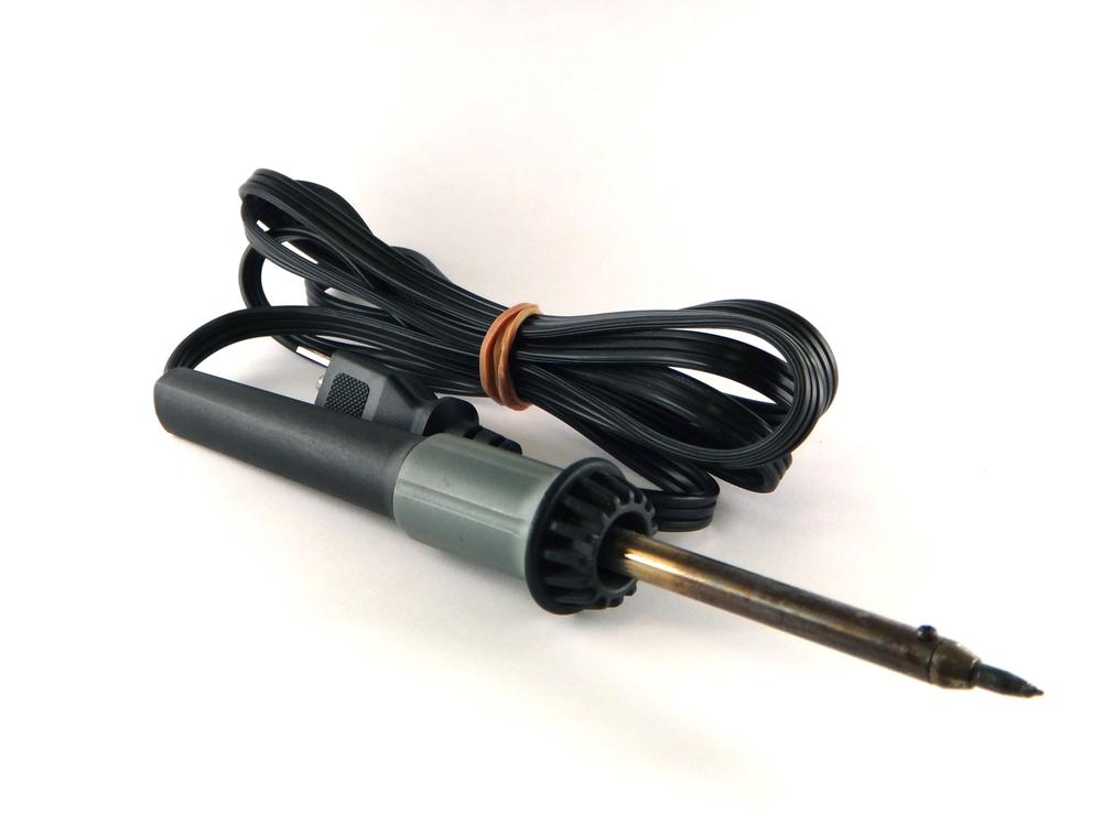 Fixed-temperature soldering iron.