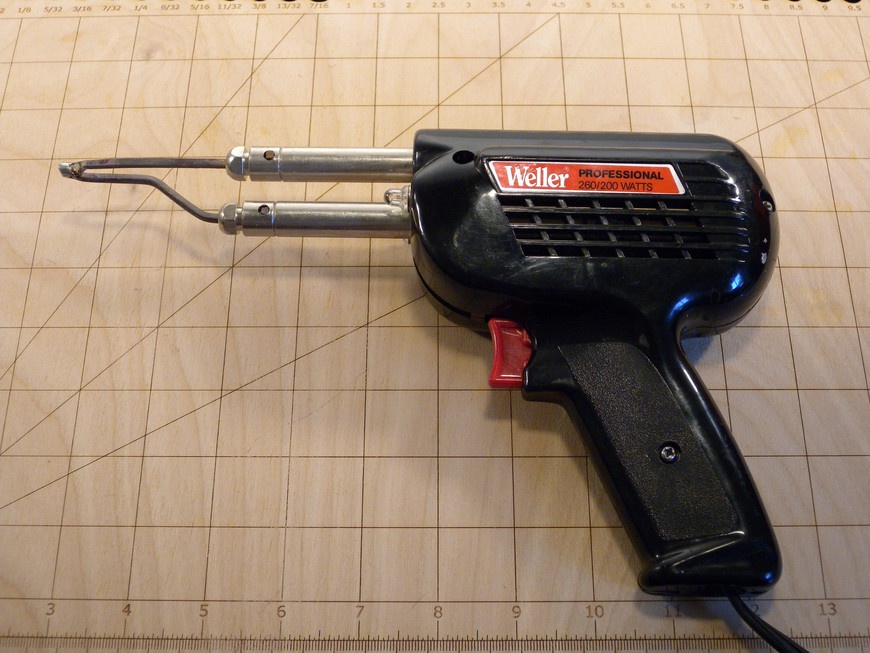 High-power soldering gun.