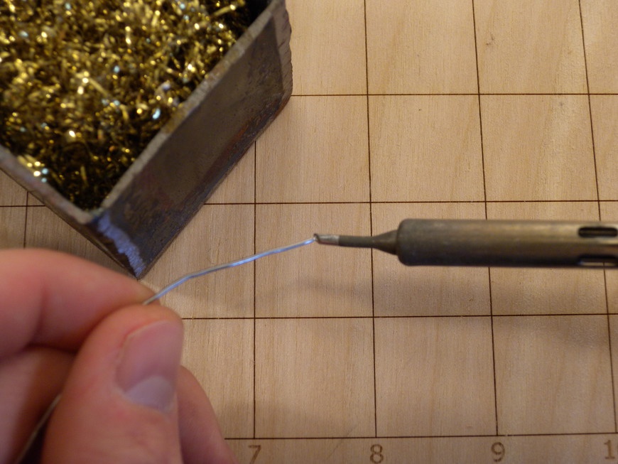 Soldering iron tips work better and last longer when tinned using a small amount of solder.