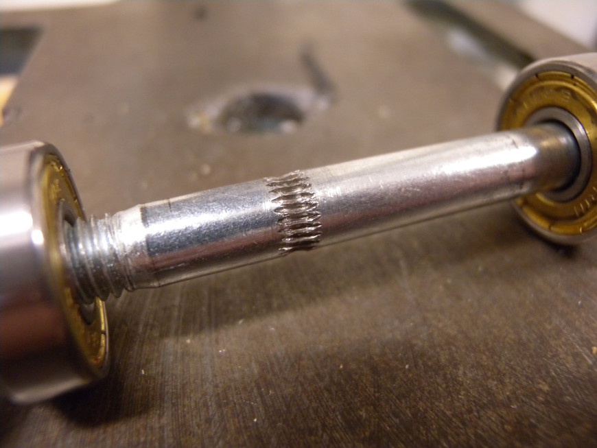 A hobbed bolt.