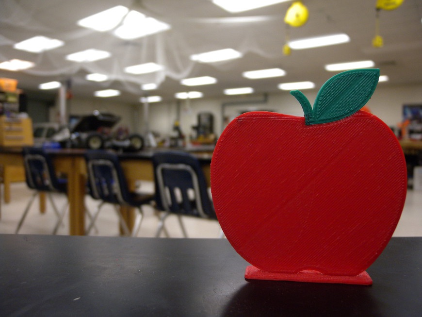 An apple for the teacher?